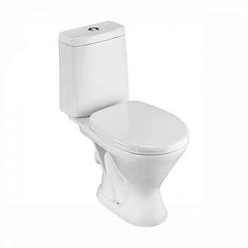 Унитаз-компакт "Грация", горизонт. вып. 2-х уров. арм., сид. полипрроп. SANTERI