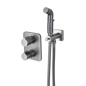 BRONX Смеситель LM3740GM с гигиеническим душем термостатический, встраиваемый, LM, 