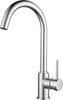 GF Смеситель для кухни, U-обр. D-35мм (хром)