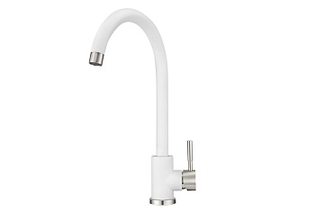 ST-4031, БЕЛЫЙ, СМЕСИТЕЛЬ КУХОННЫЙ, GRANULA STANDART