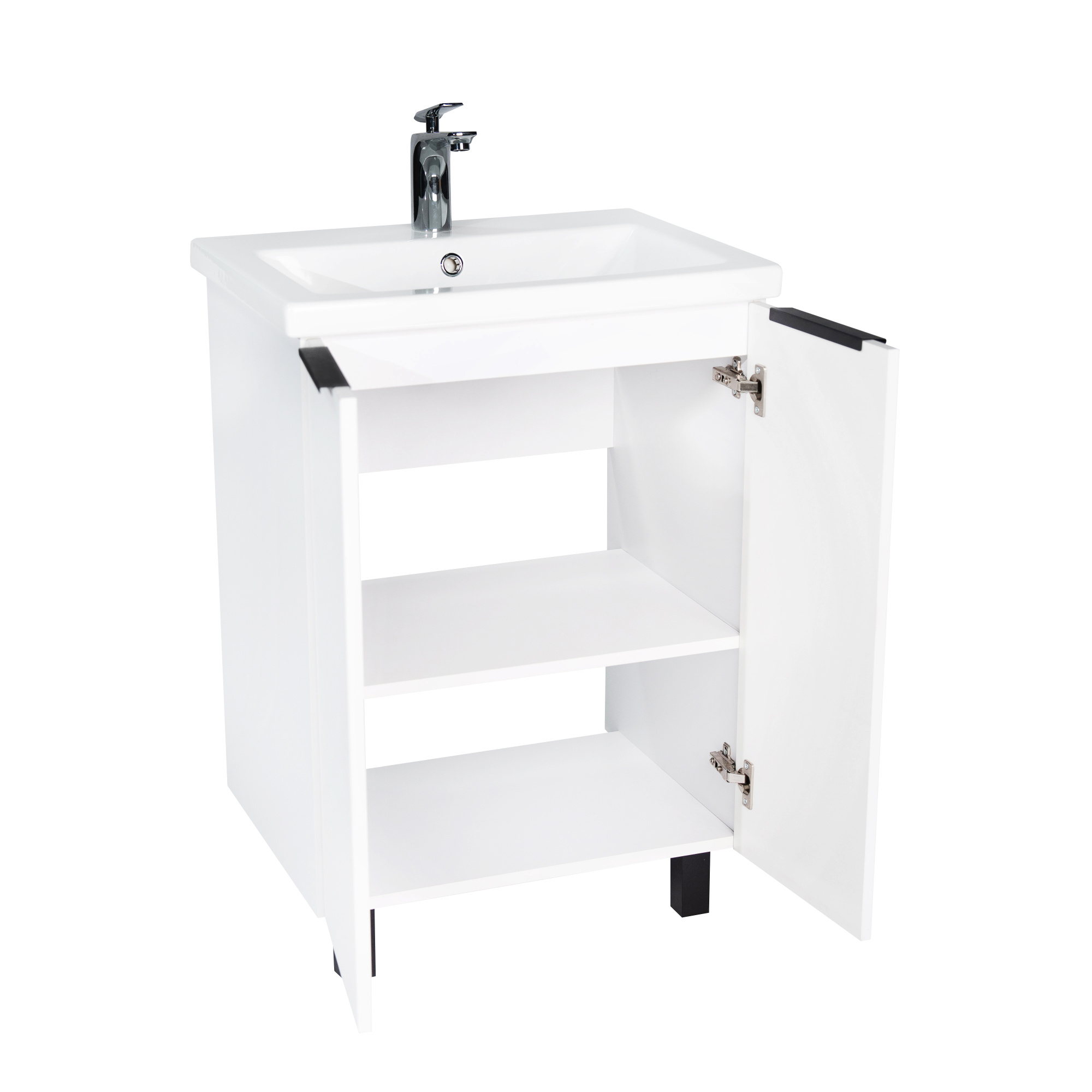 Тумба под раковину VIANT БЕРЛИН 60 напольная белый (VBER60MDBEL-T2ST)