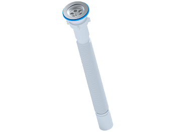 Сифон для мойки АНИ Пласт G114 1 1/2 дюйма 40 гофрированный 525-1355