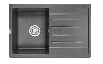 Кухонная мойка GRANULA (7602, ГРАФИТ)