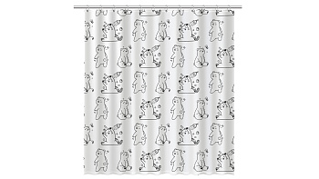 Шторка для ванной Fixsen Teddy Wash FX-1505, без колец