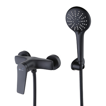 Bronx Смеситель для душа, без излива лейка, р/ОД, черный, LM, LM3703BL