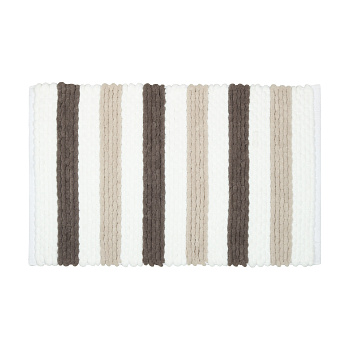 Коврик для ванной 1-ый Fixsen AMBER, FX-8040Z, mix (серый+бежевый+белый), 50х80см