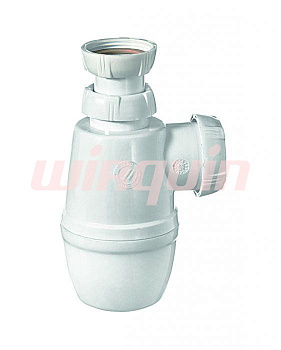 МИНОР сифон 1 1/4*40 мм (SM2000) без выпуска, WIRQUIN