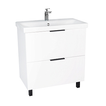Тумба под раковину VIANT БЕРЛИН 80 напольная белый (VBER80MDBEL-T2Y)
