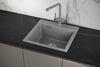 Кухонная мойка GRANULA (5201, АЛЮМИНИУМ)