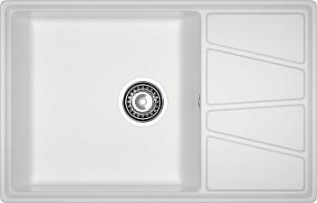 GRANFEST Мойка композит VERTEX, GF-V-780L, чаш+кр 780*500, иней