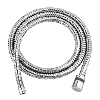 Шланг гибкий 4 м для лейки смесителя на борт ванны, 1/2"-F(М12), EPDM-сталь, хром. LEMARK