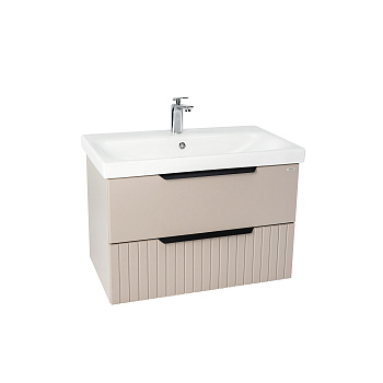 Тумба под раковину VIANT СИЦИЛИЯ 80 подвесная капучино (VSIC80MDCAP-T2YP)