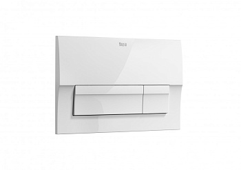 In-Wall Клавиша для инсталляции, двойная В01, белая. ROCA 
