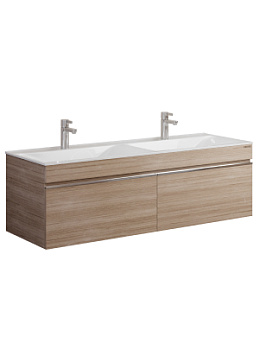 Тумба под раковину VELVEX Pulsus 1400-0-2 (Pulsus) навесная дуб сонома