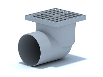 Трап гор. вып.110н/рег. с решеткой из нерж.ст.15х15 ANI PLAST