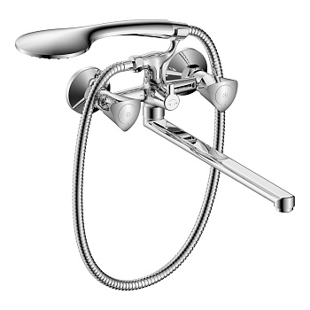 Смеситель для ванны с длинным изливом TEPLO, TEP04-320