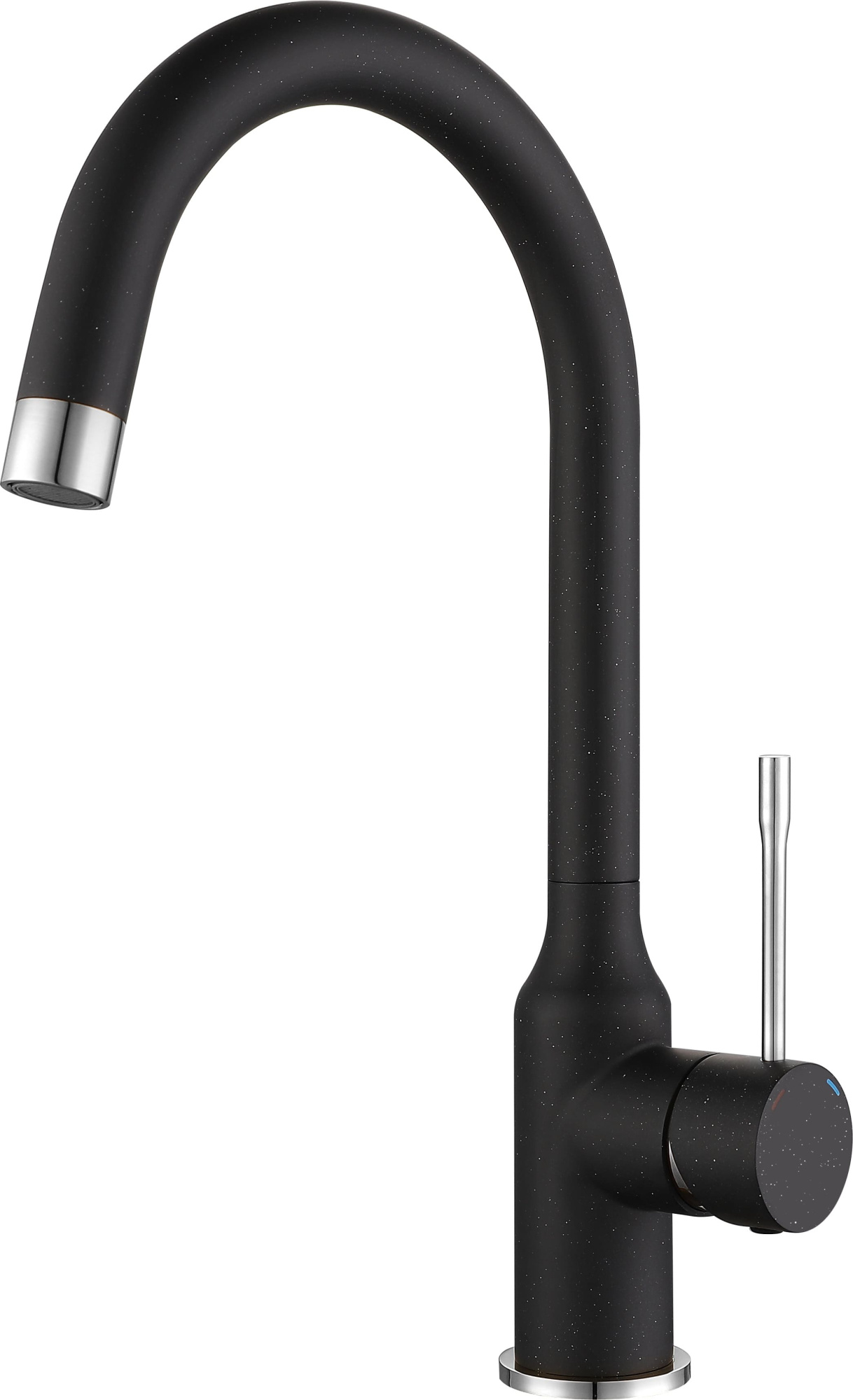 Смеситель для кухни RIVELATO Garda черный хром (1923502 nero cromo)