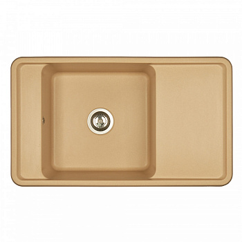 Мойка для кухни  Беллис 87 870x510x250 мм, прямоуг., латте