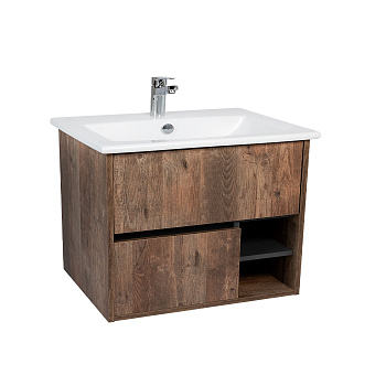 Тумба под раковину VIANT ЛЮКСЕМБУРГ 75 подвесная дерево (VLUX75ELD-T2YP)