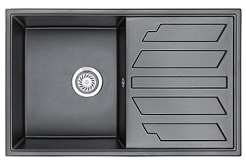 Кухонная мойка GRANULA (8002, ШВАРЦ)
