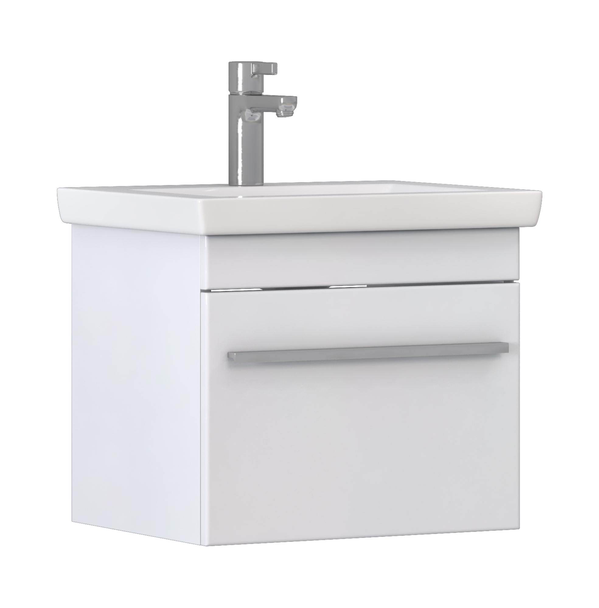 Тумба под раковину VIGO Land 50 подвесная белый (018)