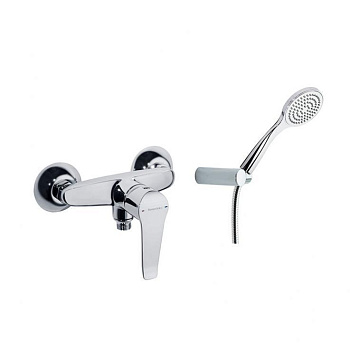 Термостатический смеситель для душа наружнего монтажа с душевым комплектом YPSILON PLUS 6408T1