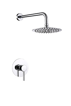 Душевая система с тропическим душем ПСМ-ST-01 встраиваемая тип См-ДшОРЗШт