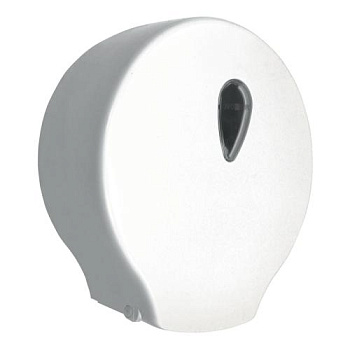 Диспенсер для туалетной бумаги пластмассовый белый