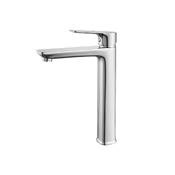 RS27 Смеситель для раковины, выс.монолит.излив 156мм, р/ОД, хром, ROS, RS27-14