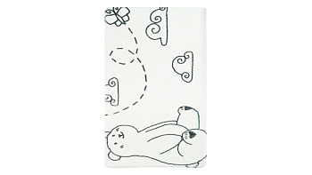 Коврик для ванной Fixsen Teddy Air 1-ый FX-6001T, белый, 50х80см