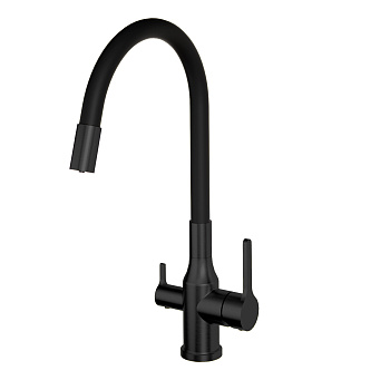 Смеситель для кухни TOKITO AISAI черный (TOK-AIS-1024BL)