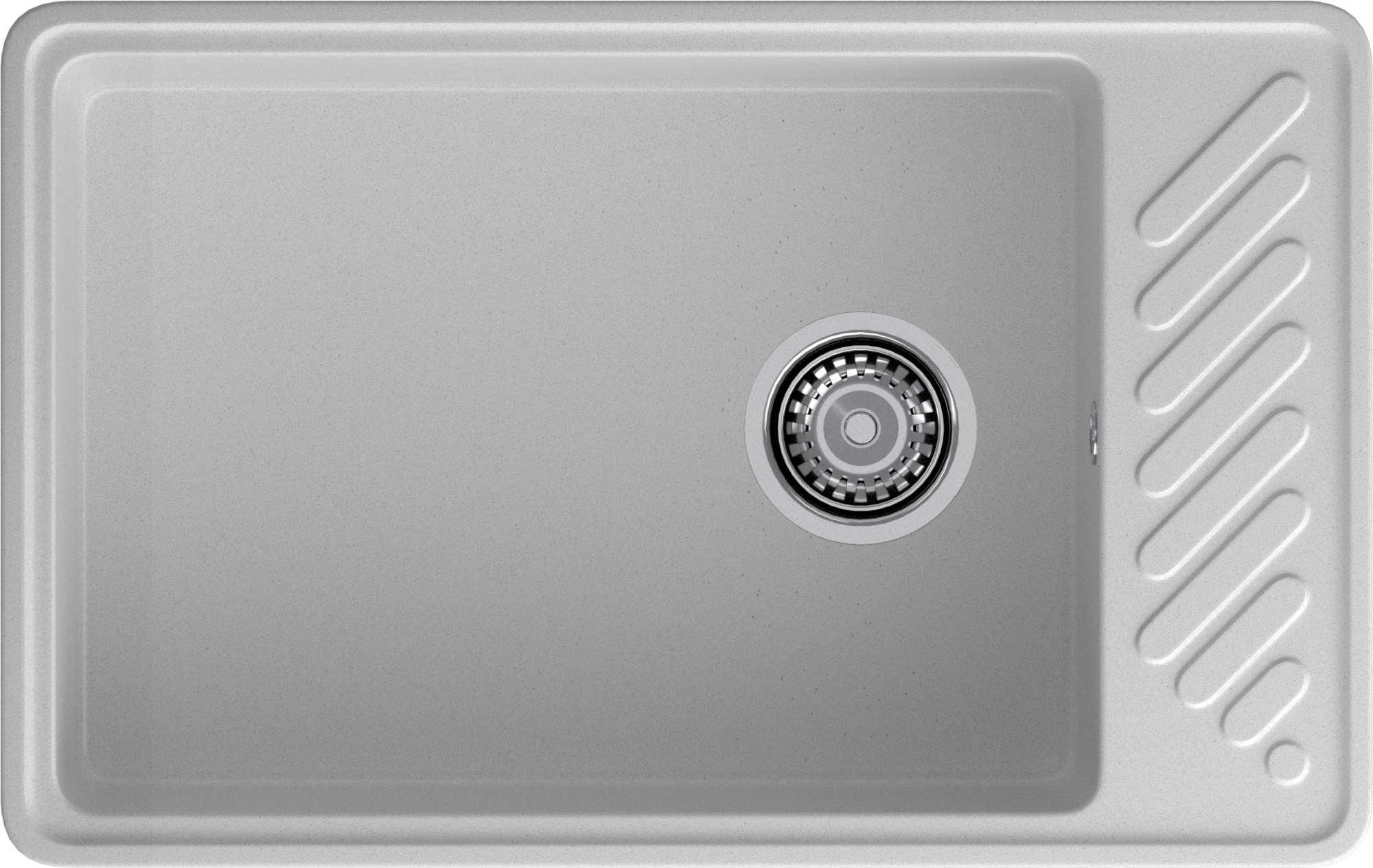 GranFest QUARZ (GF-ZL51) Мойка для кухни 760*480мм (серый)