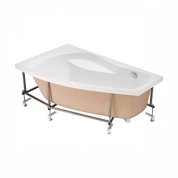 Монтажный комплект для ванны МАЙОРКА XL 160х95 см. (рама, слив-перелив с сифоном, крепеж к стене, кр