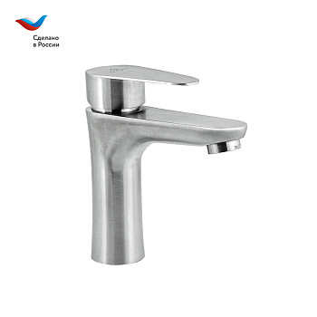 Смеситель для раковины СЛАВЕН Сталь СЛ-ОД-Ж12 нержавеющая сталь