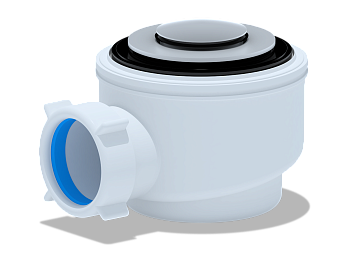 Сифон для душевого поддона АНИ Пласт E410CL 1 1/2 дюйма 50/60 хром клик-клак