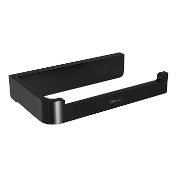 Держатель для туалетной бумаги SMOOTH LINE открытый, черный