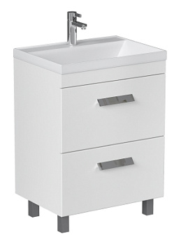 Тумба под раковину VELVEX Orlando 600-0-2 (Classica) белый матовый