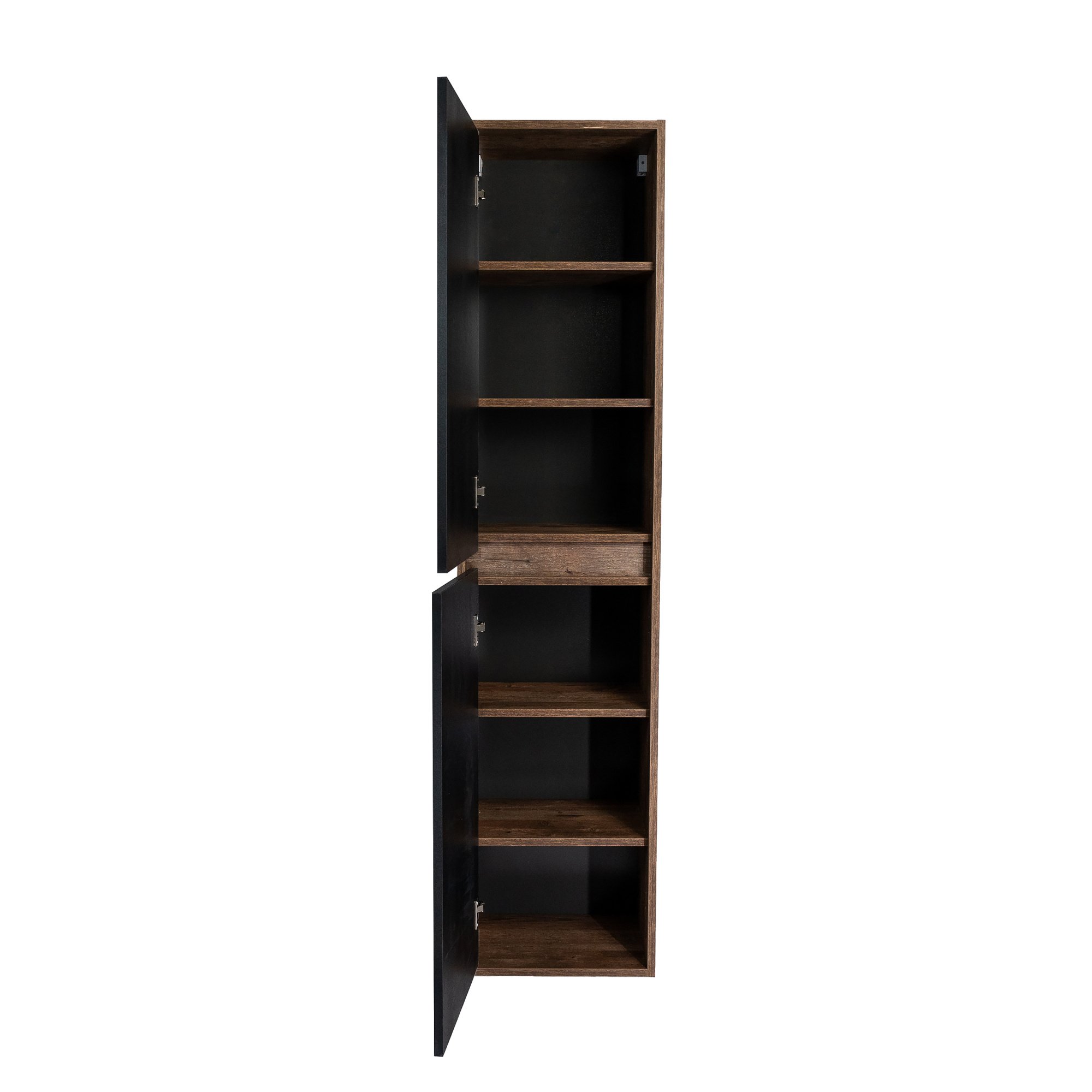 Шкаф-пенал VIANT ЛЮКСЕМБУРГ 40 подвесной  черный (VLUX400CH-PENP)