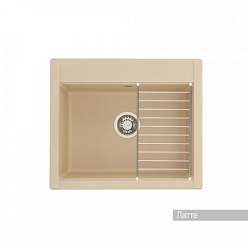 Мойка для кухни  Делия 60 602х517х218 мм, латте