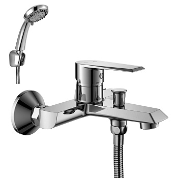 RS28 Смеситель для ванны, монолитный излив 173мм, р/ОД, хром, ROS, RS28-31