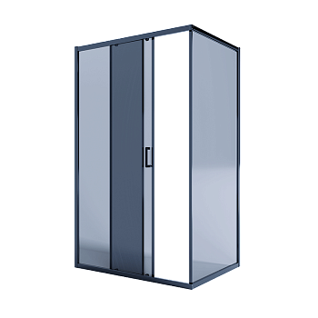 Душевой уголок ALEX BAITLER 1 серия AB14120B4 тонированное стекло