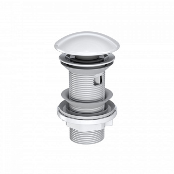 Донный клапан керамический с отв.перел., САНТЕК