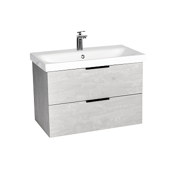 Тумба под раковину VIANT БЕРЛИН 80 подвесная цемент (VBER80MDC-T2YP)