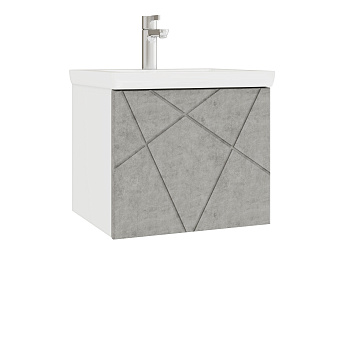 Тумба под раковину VIGO Geometry 50 подвесная бетон (032 бетон)