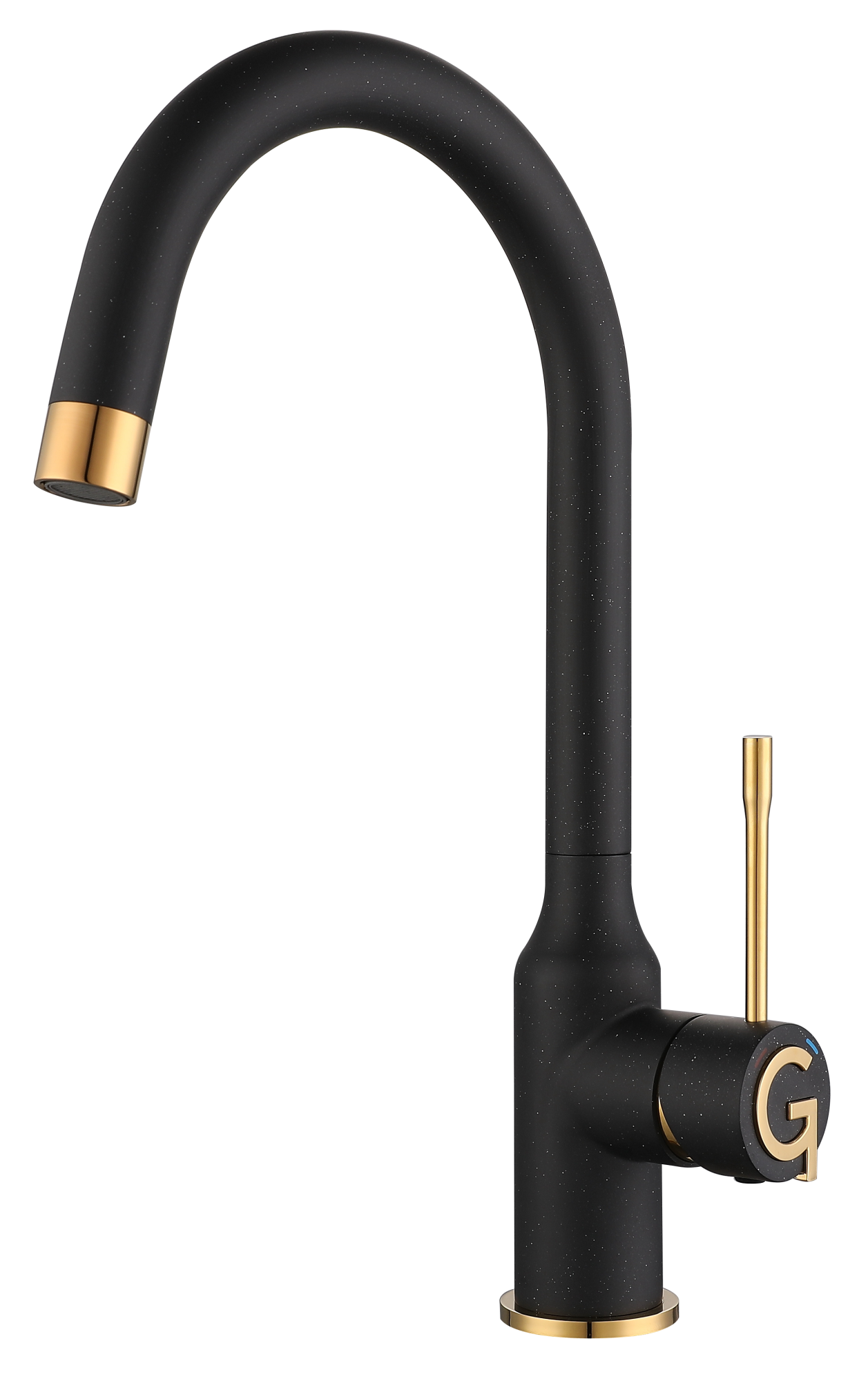 Смеситель для кухни RIVELATO Garda черный золото (1923502 nero oro)