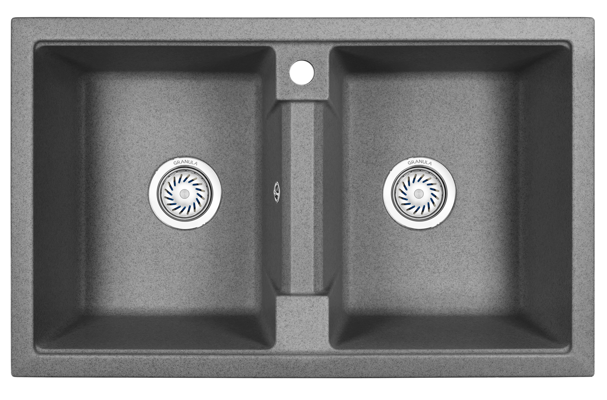 Кухонная мойка GRANULA (8101, ГРАФИТ)