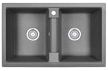 Кухонная мойка GRANULA (8101, ГРАФИТ)