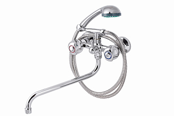 Смеситель для ванны с душем ПРОФСАН ПСМ-157-48 ЕВРО тип См-ВУДРНШлА