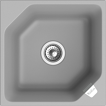RIVELATO Мойка LOCUS 50  1-чаш 500*500 grigio metallizzato арт.