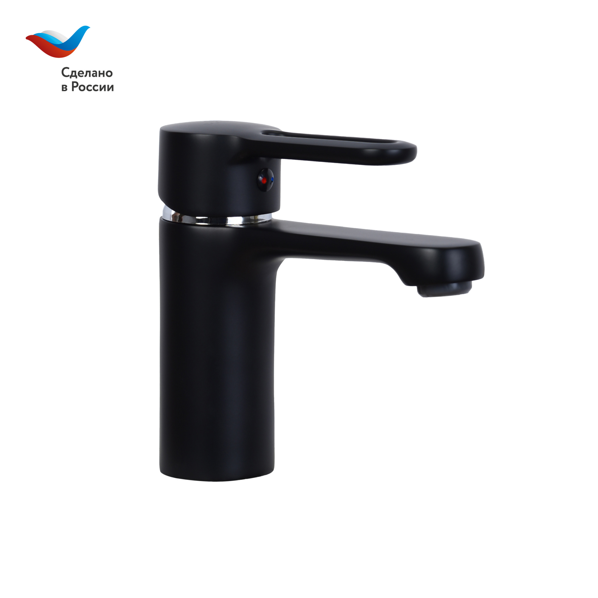 Смеситель для раковины СЛАВЕН Город СЛ-ОД-Т1Ч черный